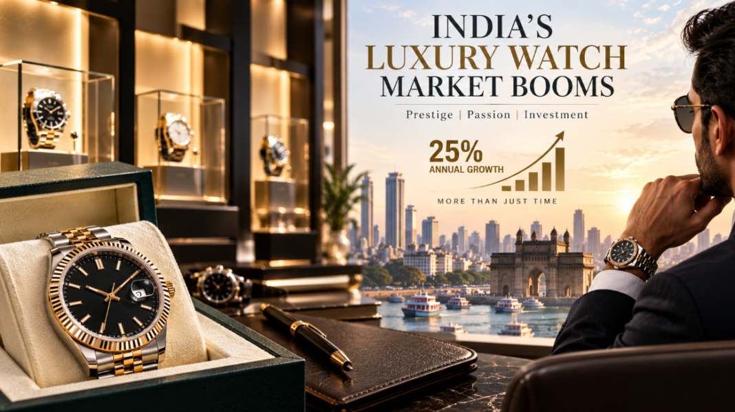 India’s luxury watch market grows as affluent buyers embrace premium mechanical watches as collectibles and investments