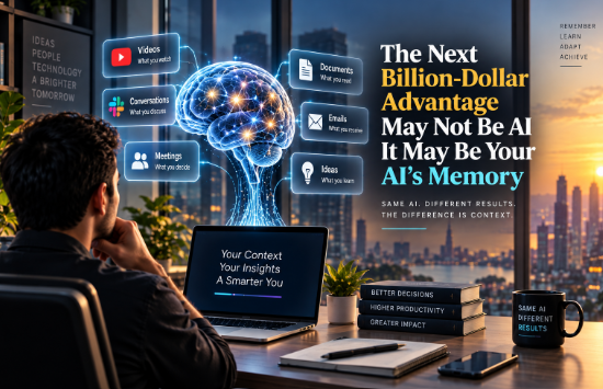 AI memory system connecting personal context, conversations, documents, meetings and ideas to improve AI decision-making.